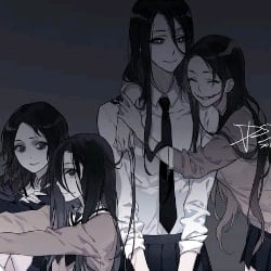 Sadako Yamamura, Kayako Saeki and Kuchisake Onna