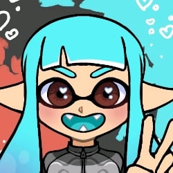 Cyanflake (Splatoon OC).