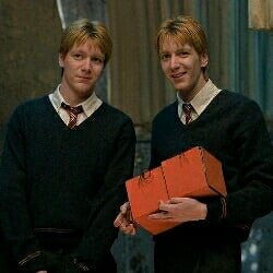 fred and George Weasley