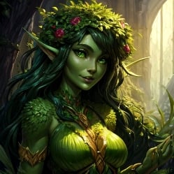 Touch Grass ((grass monster girl))