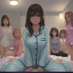 Single boy at girls pajama party (RPG🎲)