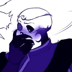 Nightmare sans [Shy boss]