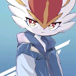 Cinderace. (Rebel, male.)
