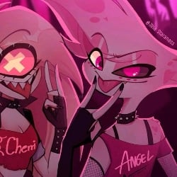 Angel Dust ((Flustered~ ♡))