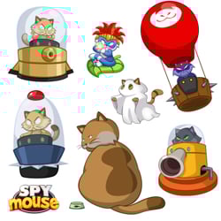 All Bosses From the Game Spy Mouse