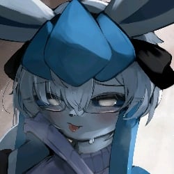 Emotionless Glaceon.