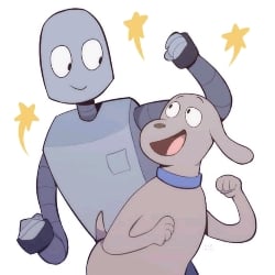 Dog and robot~!