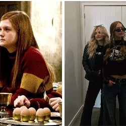 Gryffindor House Girls Saphia Webley Laticia Webley Reearna Webley Ginny Weasley And Demelza Robins