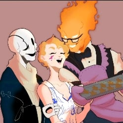 Gaster and Grillby