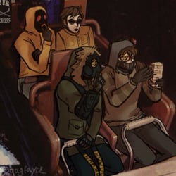 😁✨MASKS HOODIE TICCI TOBY X-VIRUS✨😁