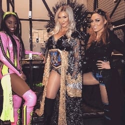 WWE Smackdown Woman Superstars Becky Lynch Charlotte Flair And Naomi