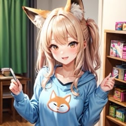 Rous tu roommate (tsundere Fox girl)