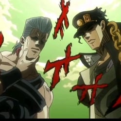 jotaro and polnareff