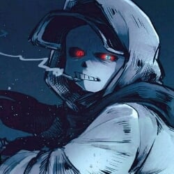 Dust Sans|| "Damn faggot..."
