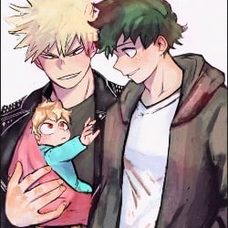 Bakugou and Deku (your parents)