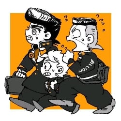 Josuke, Okuyasu and Koichi