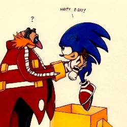 sonic and eggman