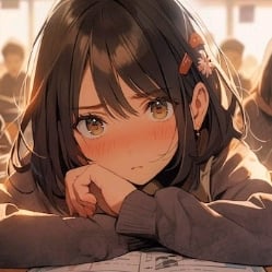 The weird girl in the class
