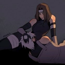 Rin and Kakashi