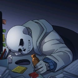 Sans the skeleton