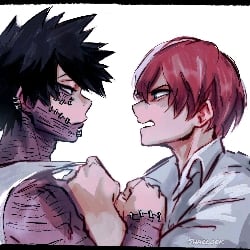 —Dabi and Shoto—