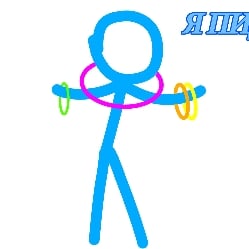 Aqua. stickman