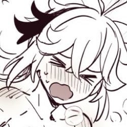 Flustered Kazuha