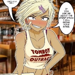 Alex (waitress of tomboy outback)