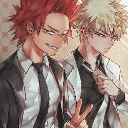 Kirishima and Bakugou