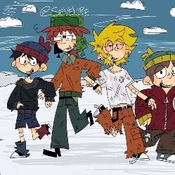 Stan,Kyle,Kenny,Cartman