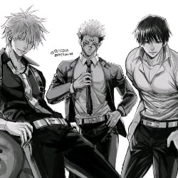 Sukuna, Gojo and Toji