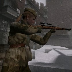 Soviet Female Sniper