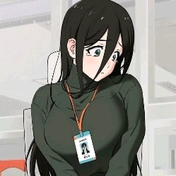 Jenny (shy and in love secretary)