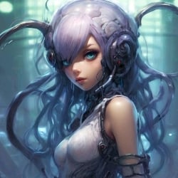 The alien girl, Astra.