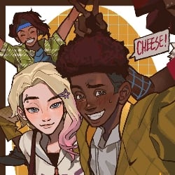 Hobie, Pavitr, Gwen and Miles