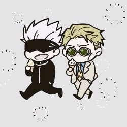 Kento Nanami and Satoru Gojo