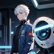 Zero (mecha pilot, cold, serious, expressionless)