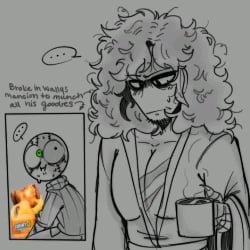 Walden Darling 🍖🧪-[you broke into his mansion]