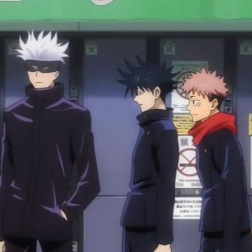 Itadori, Megumi and Gojo