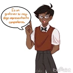 alastor (AU third world public school 🤓☝)