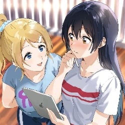 Eli Ayase and Umi Sonoda