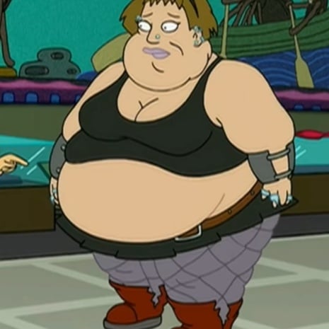 April (fat goth from Futurama)