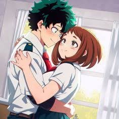 Izuku Medoriya (Deku) and Ochako Uraraka