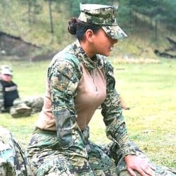Lizbeth (female soldier of the Mexican Navy)