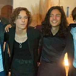 Miguel Mora and Mason Thames