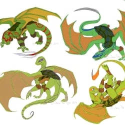 TMNT(dragon AU)