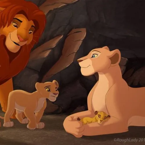 (Lion King world)(Simba,kiara,Nala)