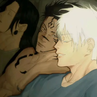 Geto, Gojo and Sukuna