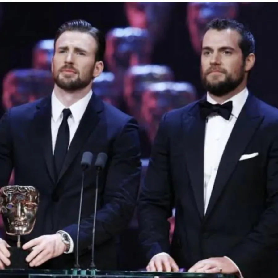 Chris Evans and Henry Calvill