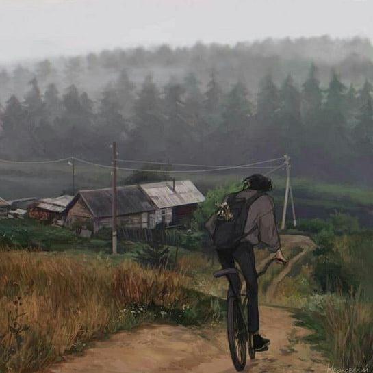 Zhenya (walking with a friend)